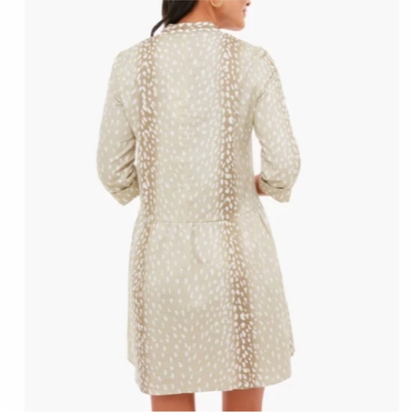 TUCKERNUCK
Antelope Royal Shirt Dress
White, Tan, Size S - Picture 6 of 11
